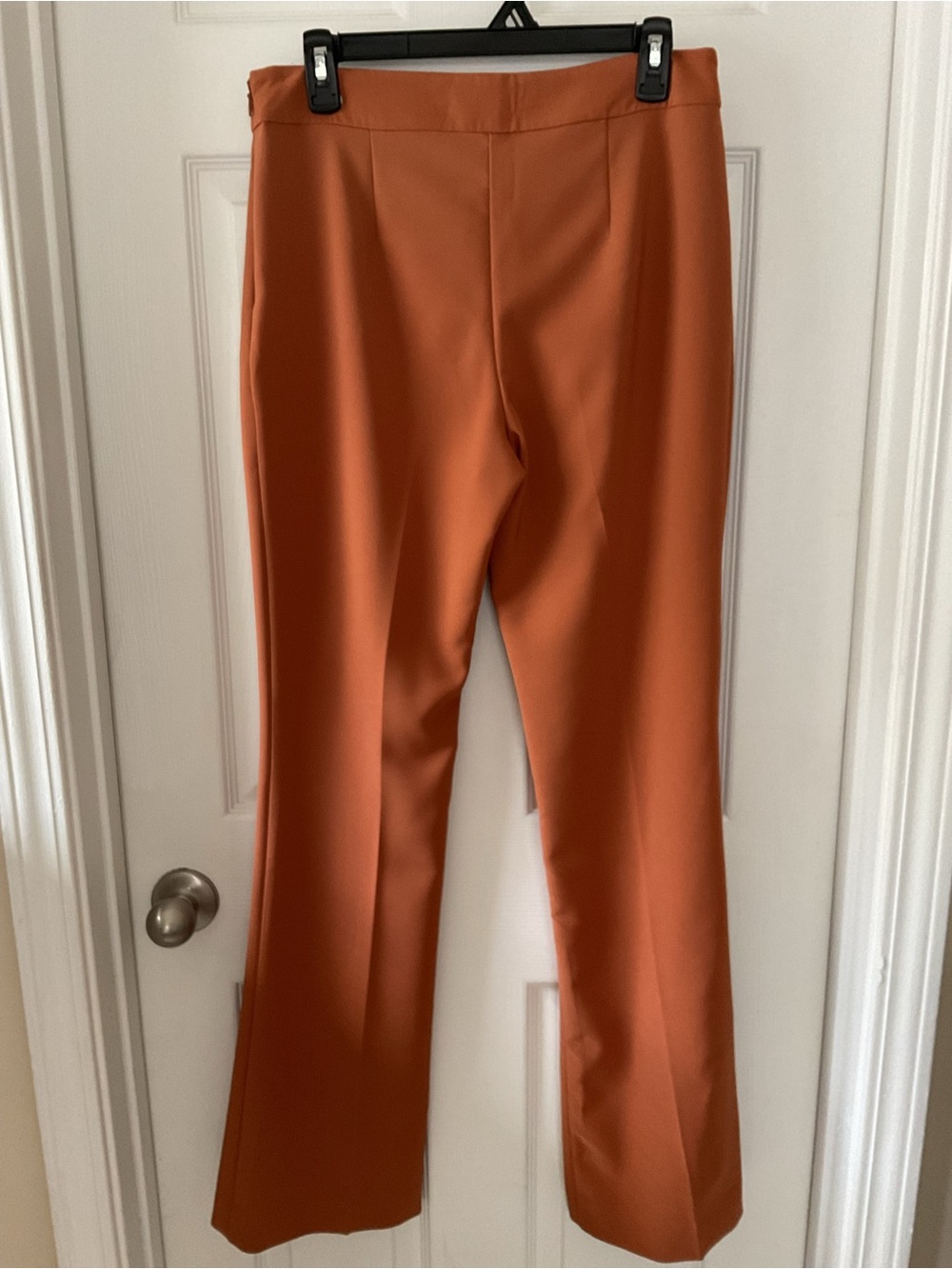 Socialite Rust Leaf High Rise Bootcut Pants Women’s Large Stretch NWT - Picture 4 of 13